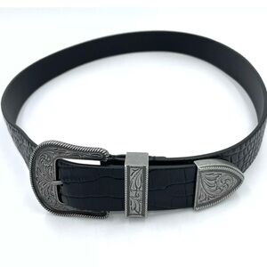 Lauren Ralph Lauren Leather Western Belt Sz M